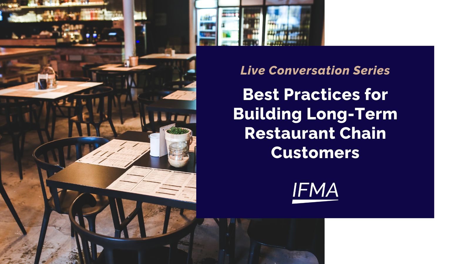 Get registered for Thursday June 8th, 2023's Restaurant IFMA Live Conversation!